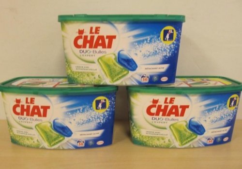 Testez et recevez le lessive Le Chat Duo-Bulles en cas de gain