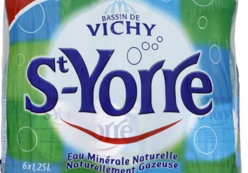 Réduction sur l'achat de 2 packs d'eau St Yorre